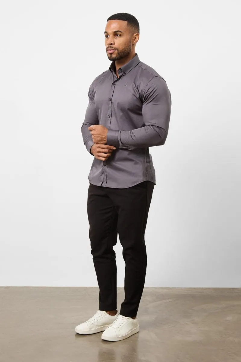 Muscle Fit Signature Shirt 2.0 in Grey