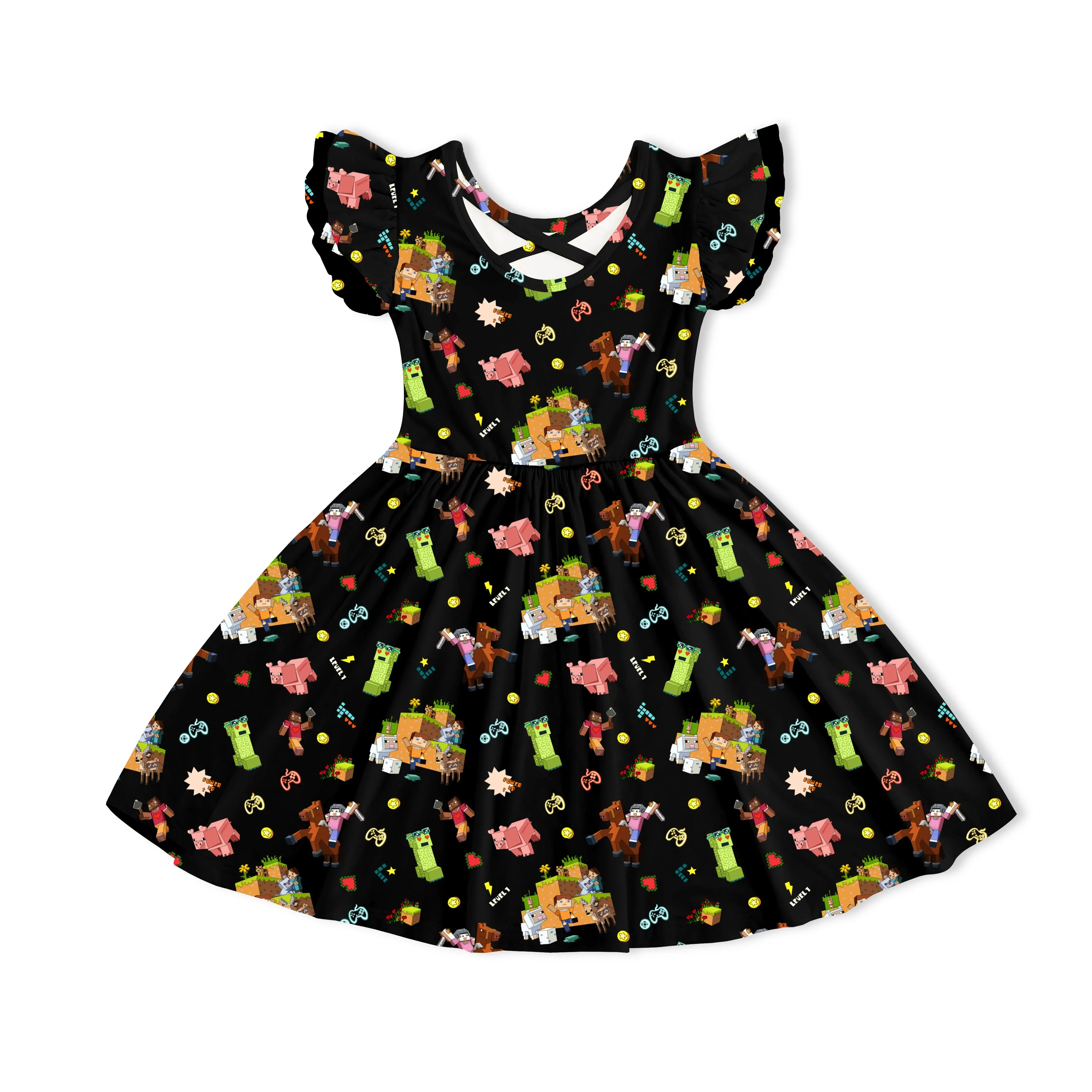 My World Kids Bamboo Short Sleeves Dress