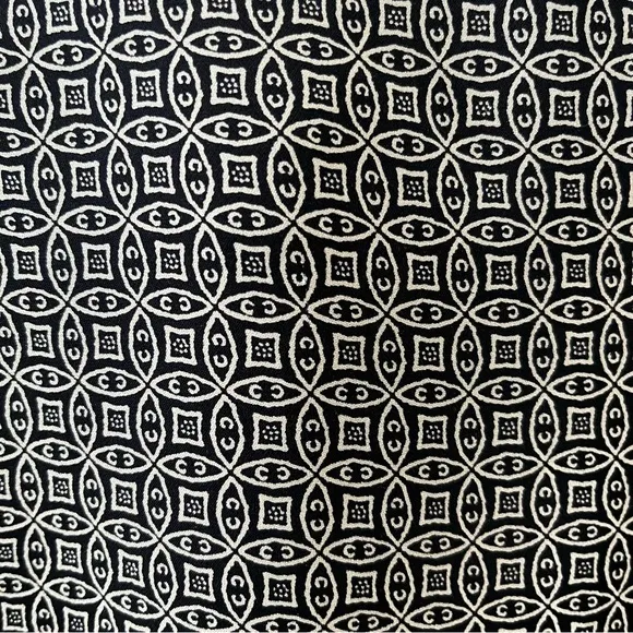 NEW Ann Taylor Silk Classic Tailored Two Tone Contrast A-Line Work Knee Skirt 8P