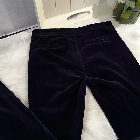 NEW J Brand Navy Velvet Tuxedo Stripe Katharine Ankle Skinny Jeans 27 NWOT