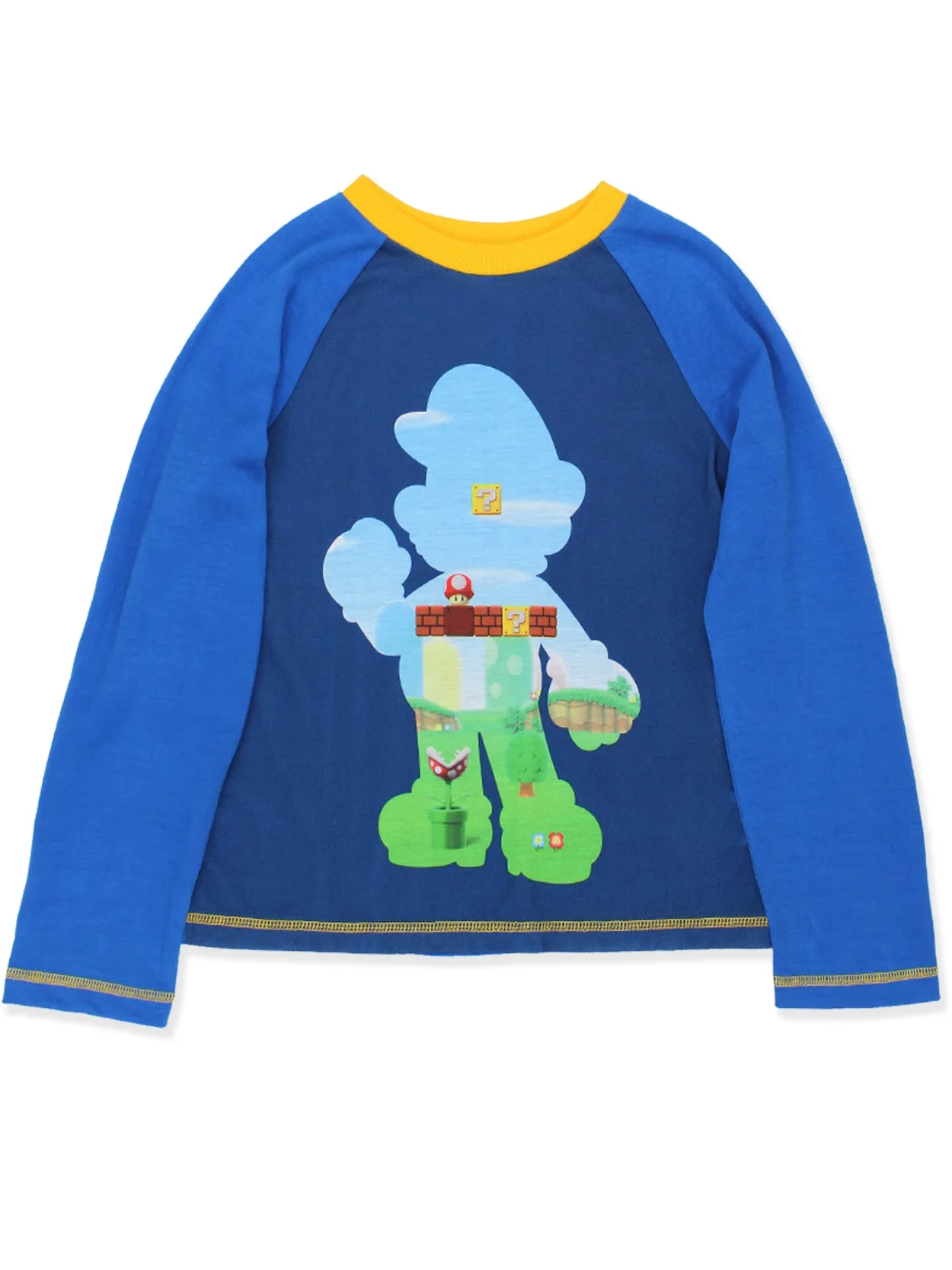 Nintendo Super Mario Long Sleeve Pajamas Set