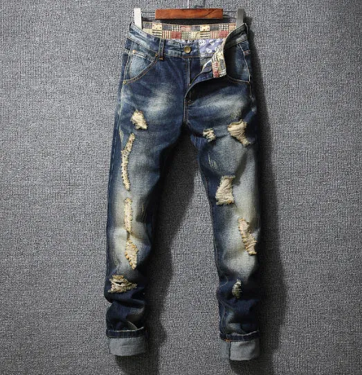 Nostalgic Shabby Chic Jeans