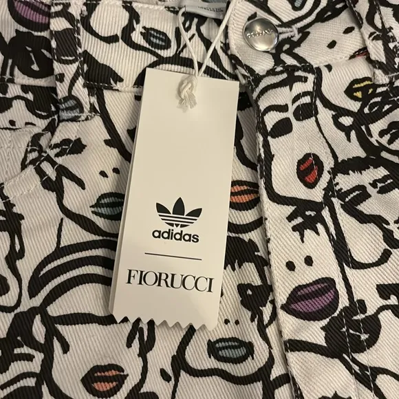 NWT Fiorucci x Adidas Originals Highlight Short in Multicolor