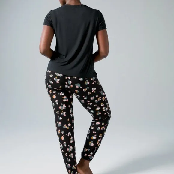 NWT Soma COOL NIGHTS Banded Bottom/Short Sleeve Pajama Set