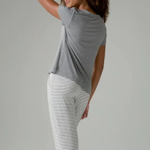 NWT Soma COOL NIGHTS Banded Bottom/Short Sleeve Pajama Set