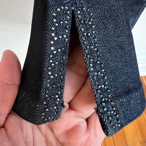 NYDJ High Rise Crop Straight Jeans