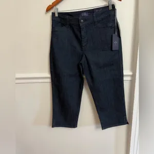 NYDJ High Rise Crop Straight Jeans