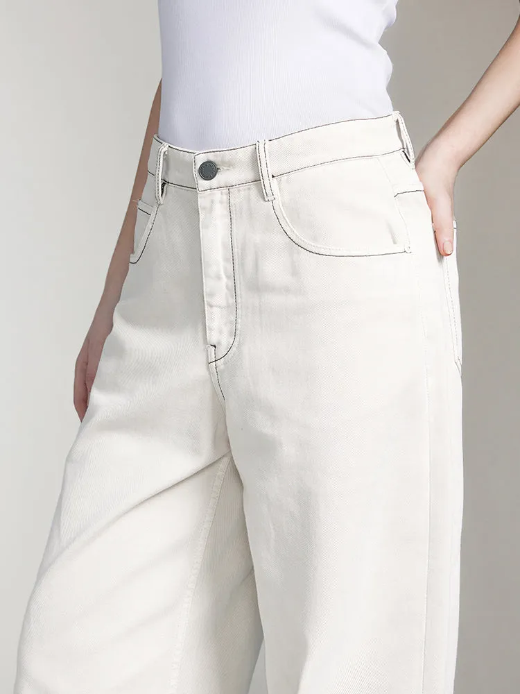 Off-White Loose Fit Jeans