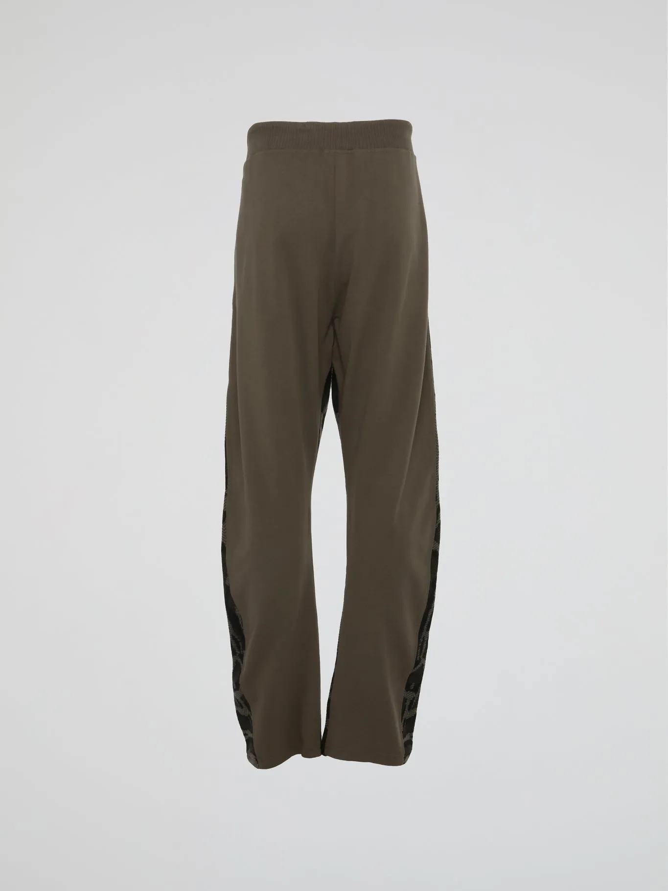 Olive Jacquard Trousers