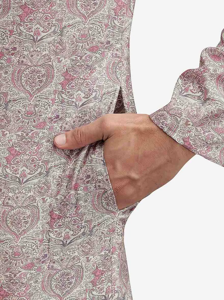 Onion Pink Kurta | The Kurta Company