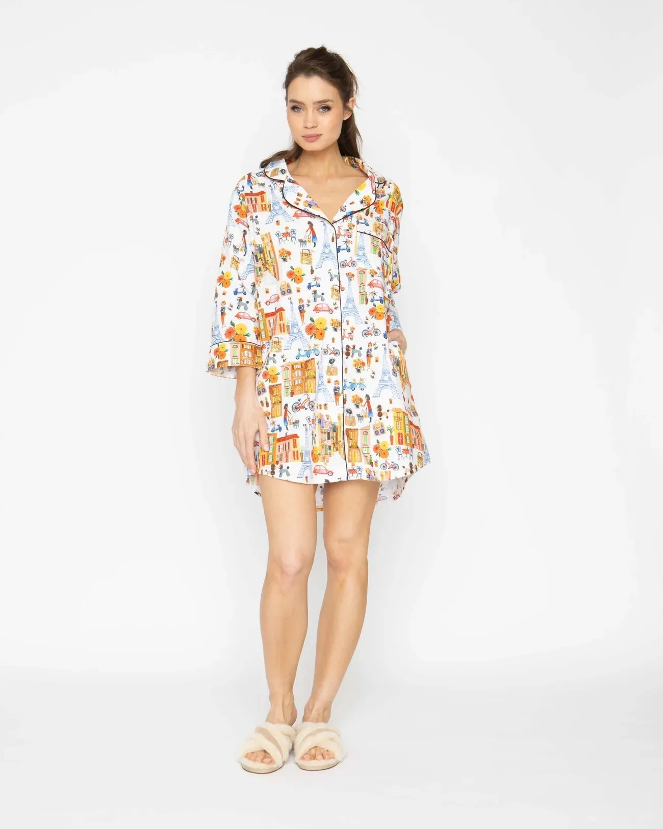 Ooh La La House Pajama Shirt