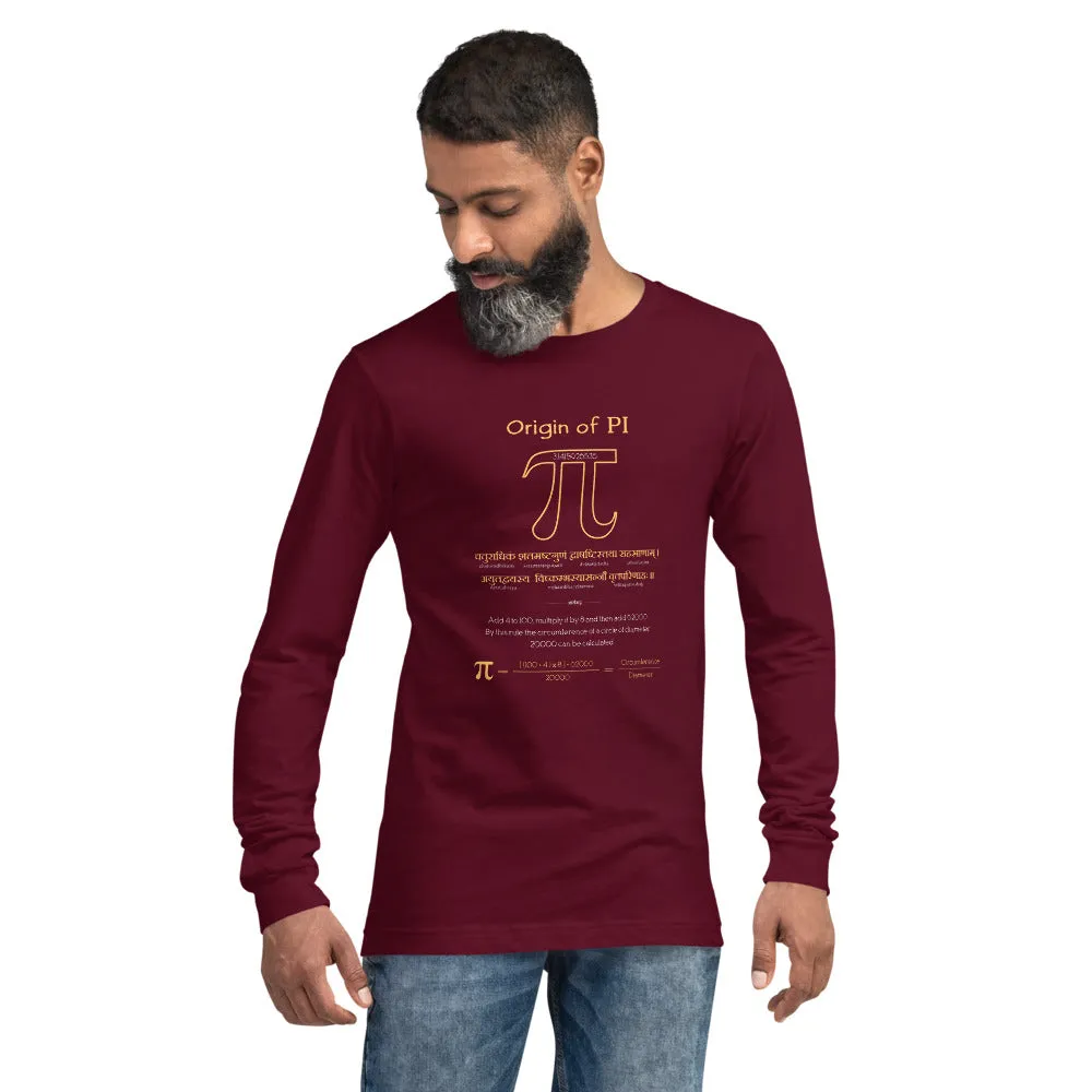 Origin of Pi, Sanskrit T-shirt