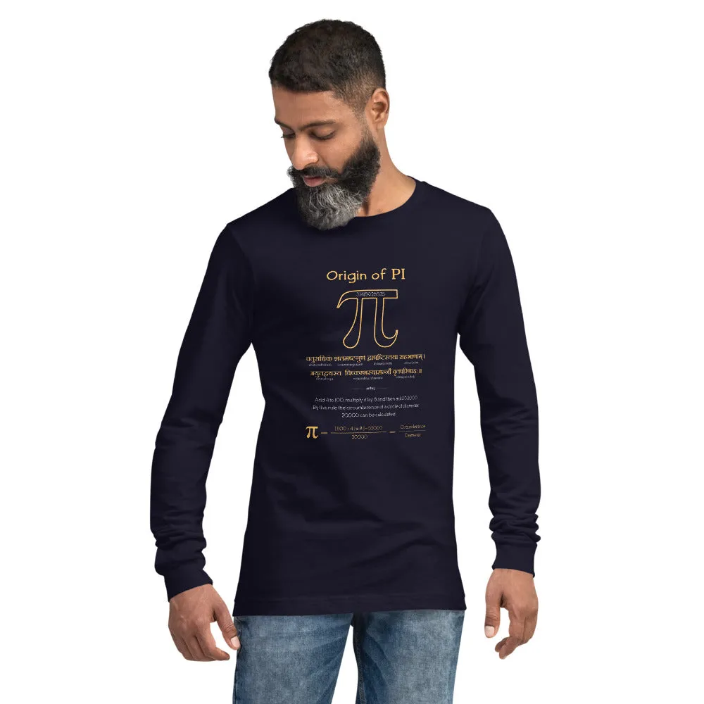 Origin of Pi, Sanskrit T-shirt