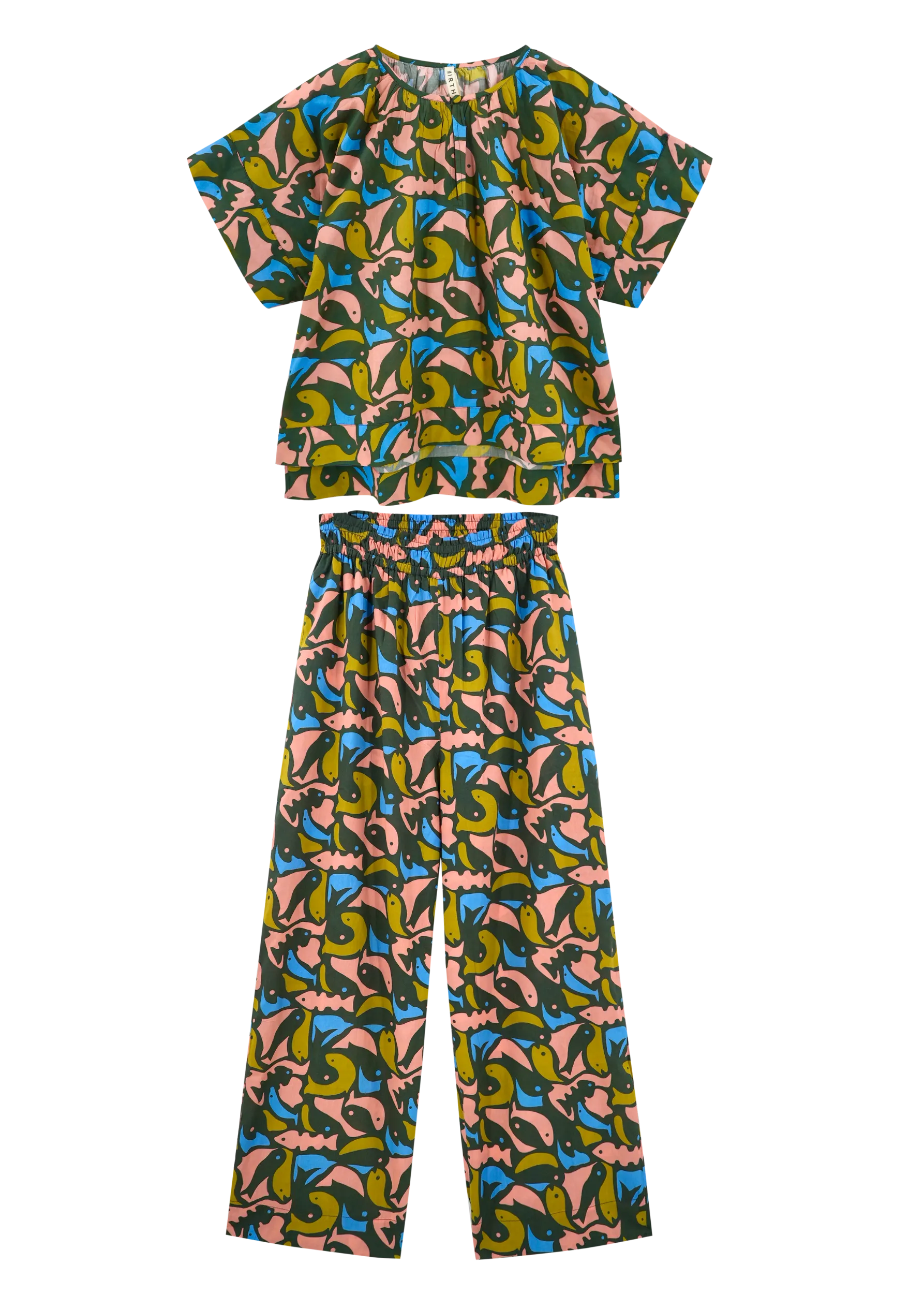 Pajama Pant Set in Guppy