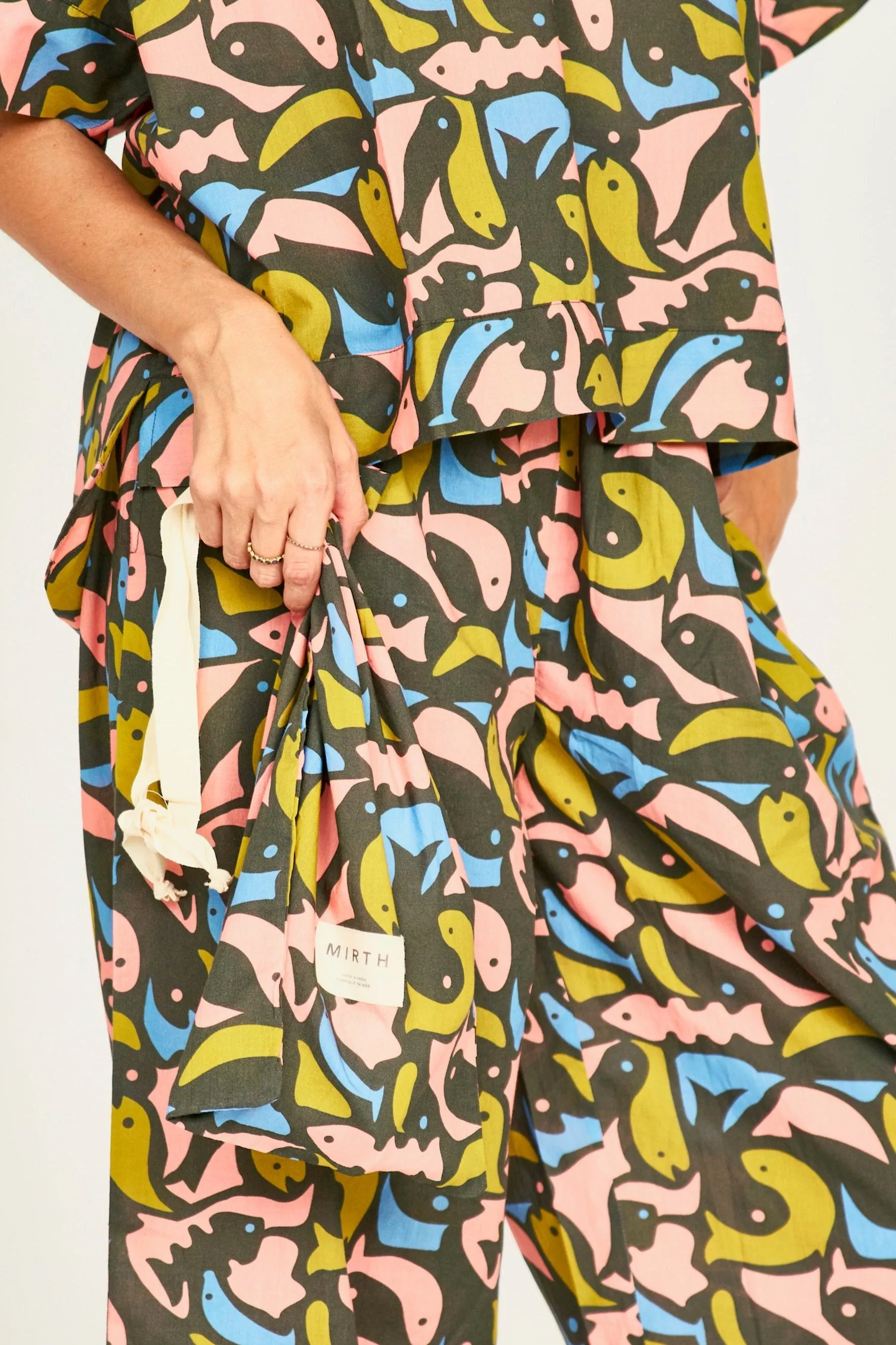 Pajama Pant Set in Guppy