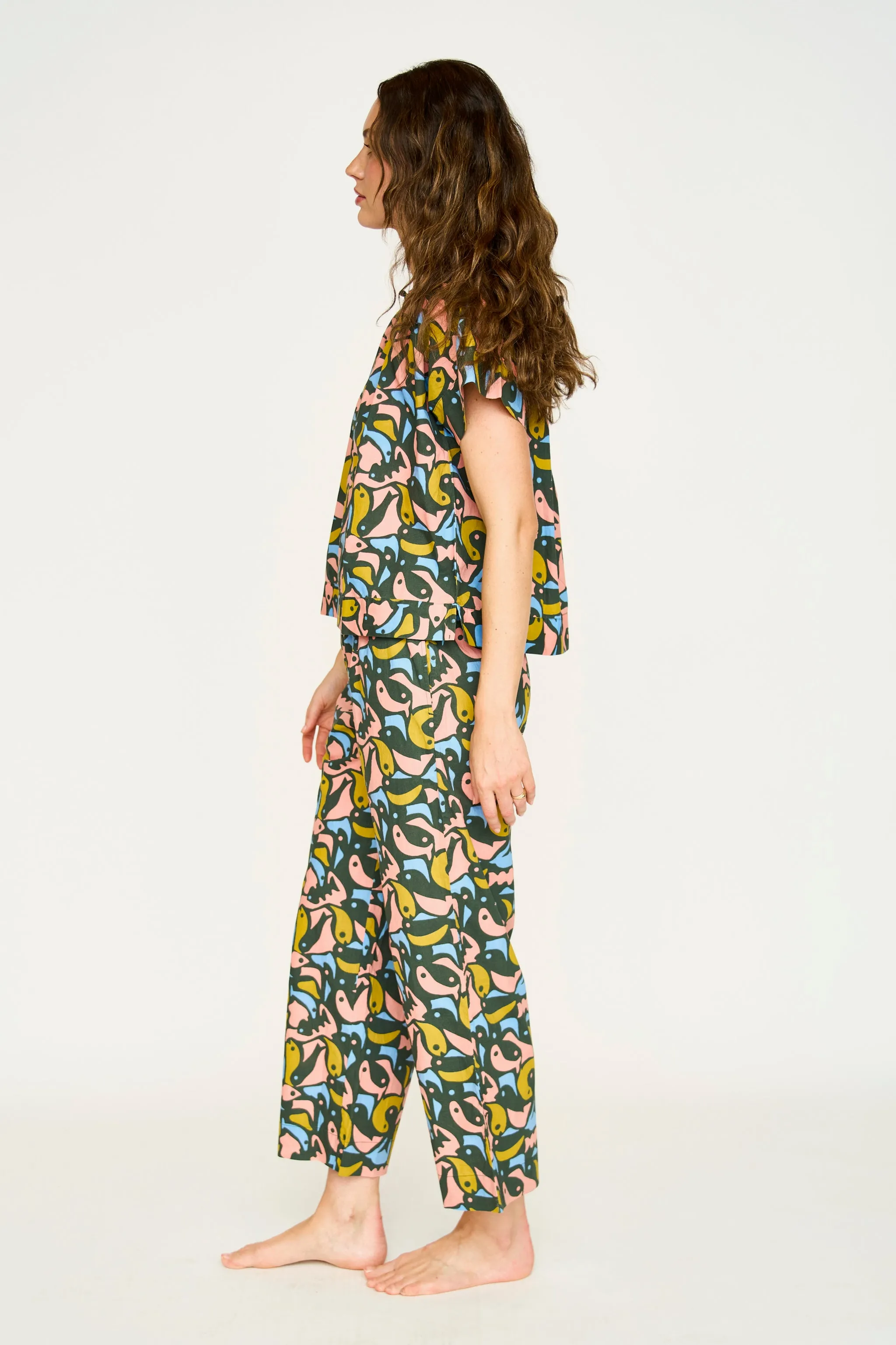 Pajama Pant Set in Guppy