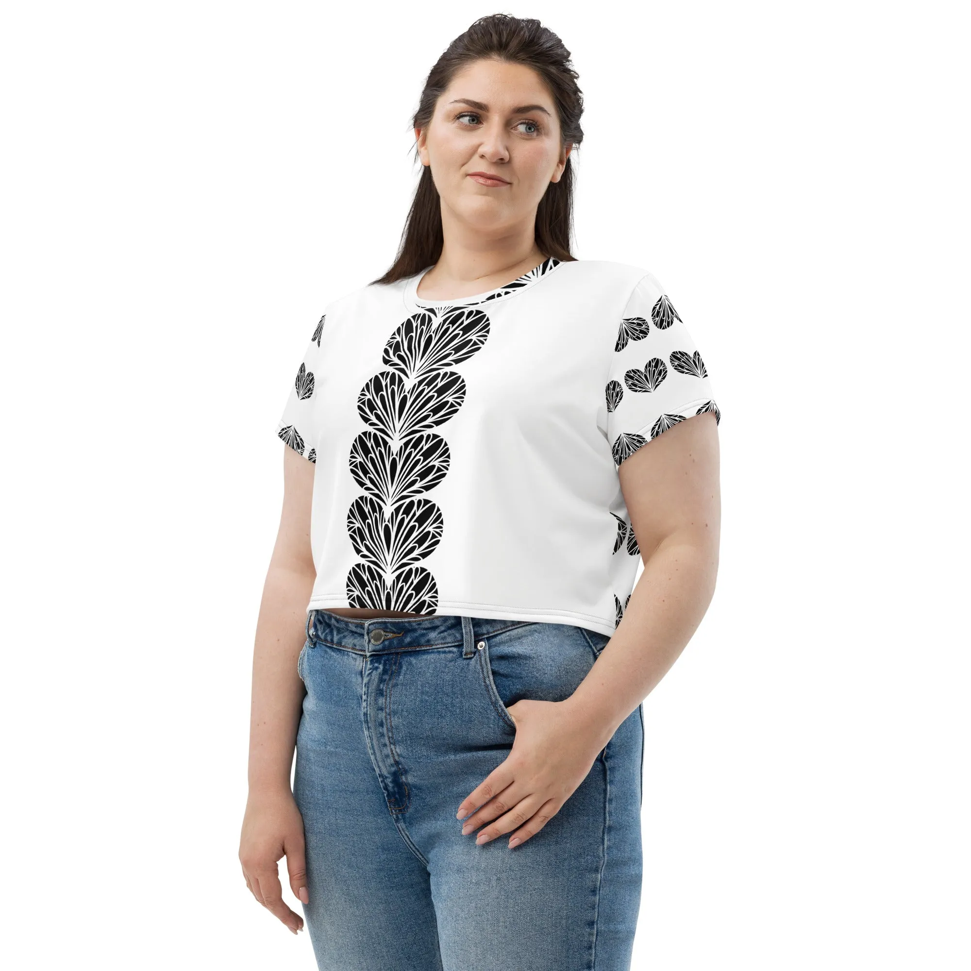 Pajamas - All-Over Print Crop Tee