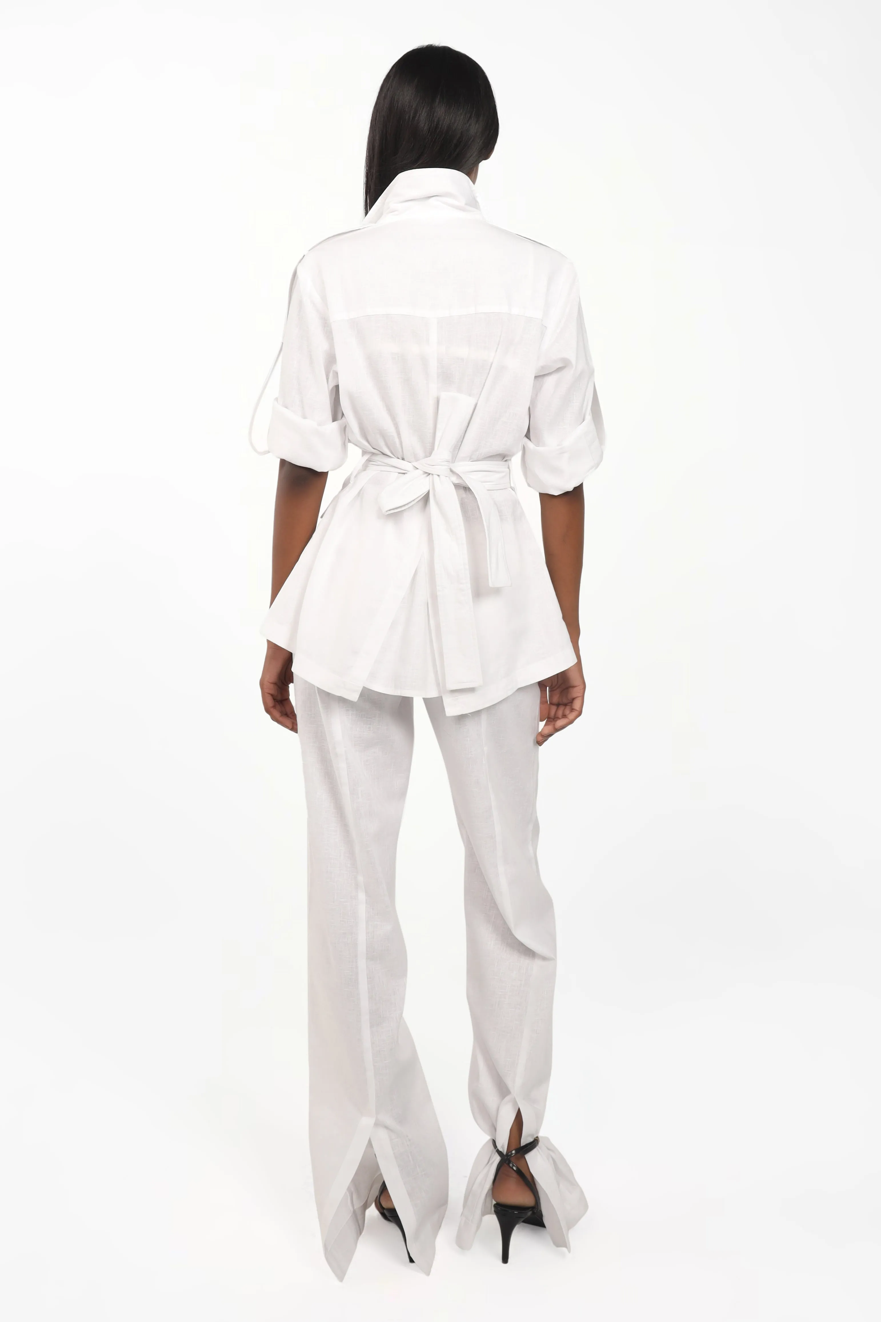 Panelled Tailored Trousers