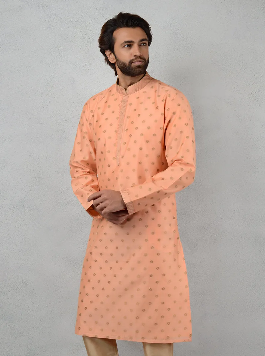 Peach Kurta Set | Azania