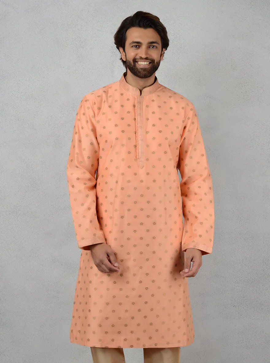 Peach Kurta Set | Azania