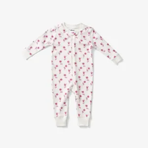 Petite Fleur Zip Sleeper || Violet