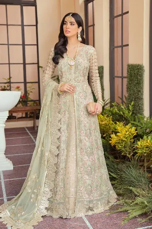 Pishwas Dress Pakistani in Pale Green Shade 2021 #PF201