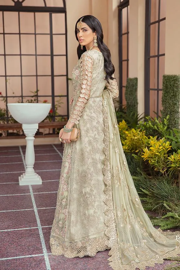 Pishwas Dress Pakistani in Pale Green Shade 2021 #PF201