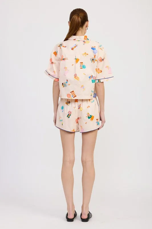 Playful Print Lounge Set – Your Go-To for Cozy & Cute Moments