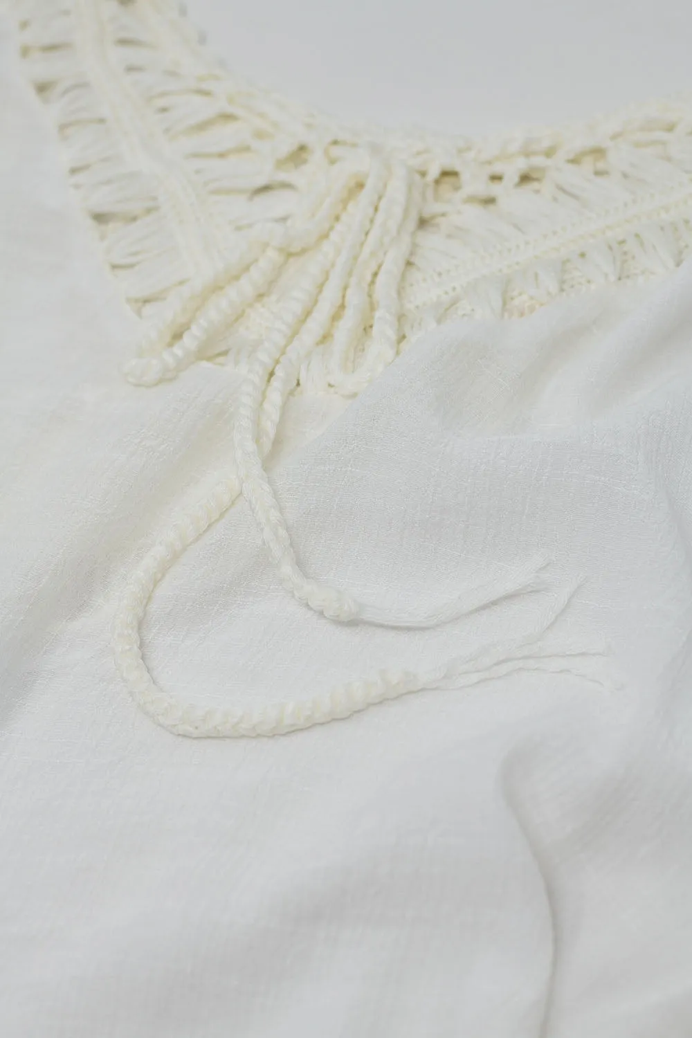 Poncho In Cream