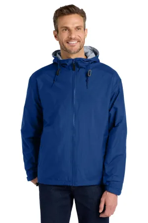 Port Authority Team Jacket.  JP56 Royal/ Light Oxford