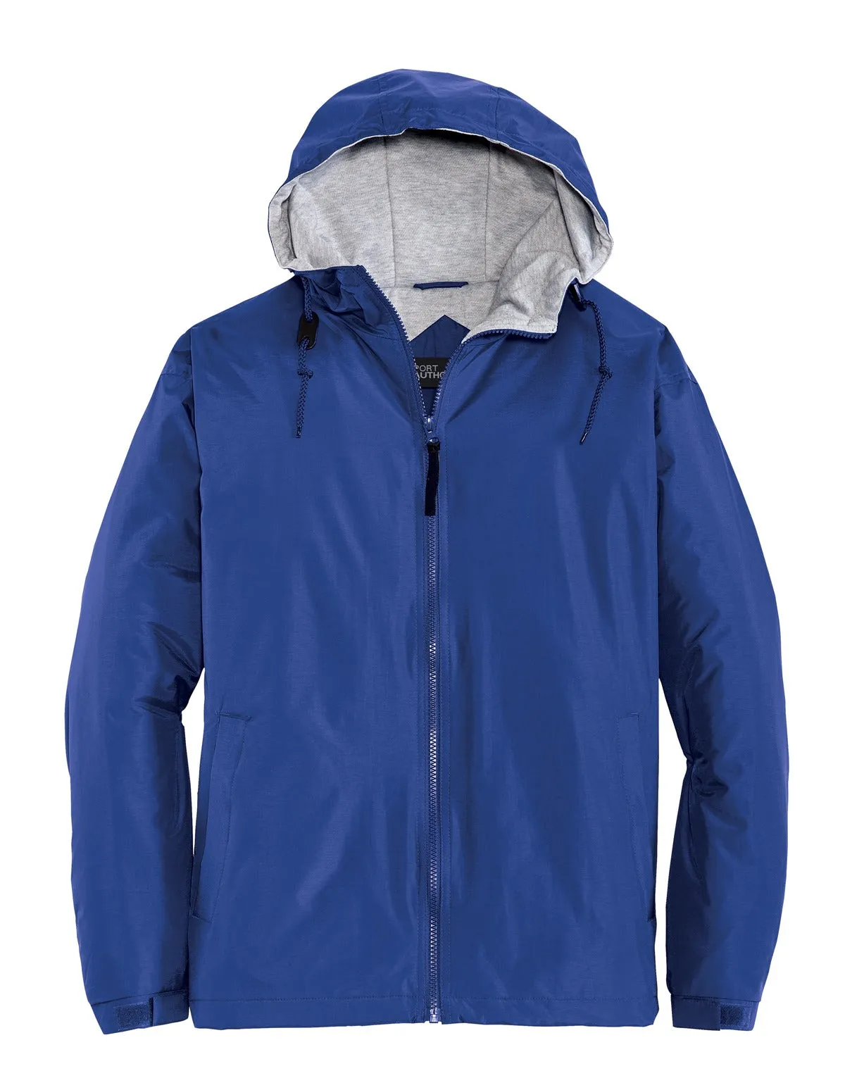 Port Authority Team Jacket.  JP56 Royal/ Light Oxford
