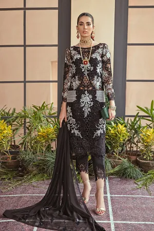 Premium Black Embroidered Pakistani Salwar Kameez Dupatta Salwar Suit