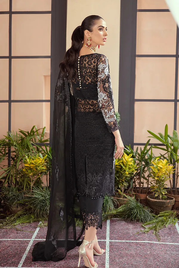 Premium Black Embroidered Pakistani Salwar Kameez Dupatta Salwar Suit