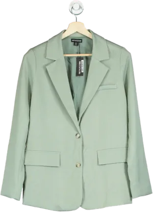 PrettyLittleThing Sage Green Blazer UK 10