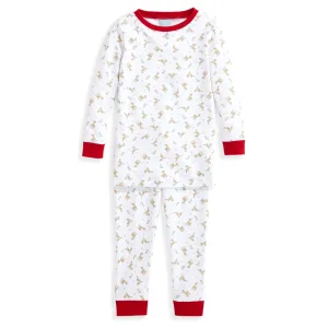 Printed Pima Jammie - Prancer