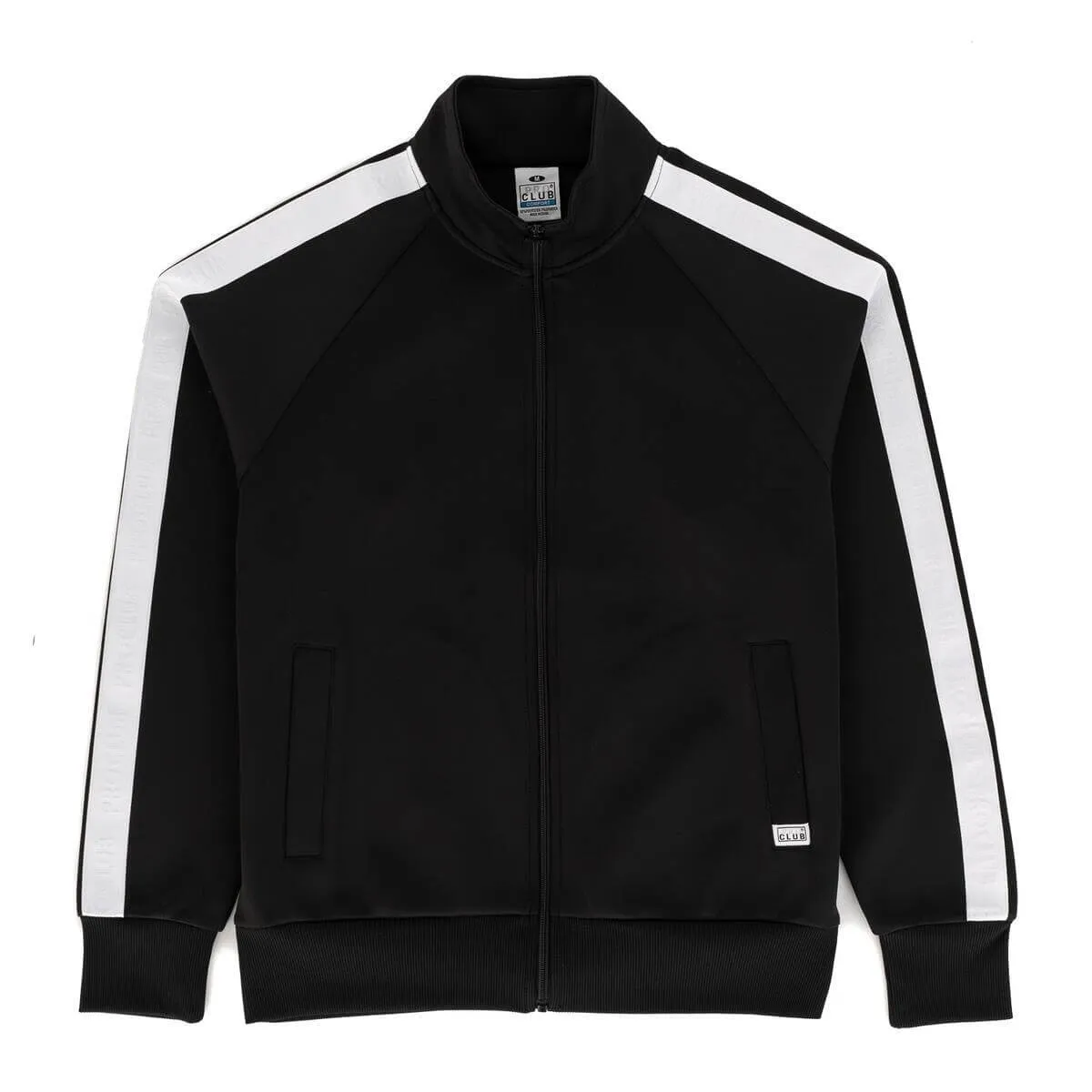 Pro Club Stripe Track Jacket - Black