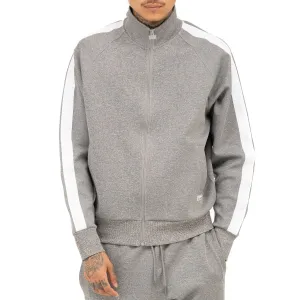 Pro Club Stripe Track Jacket - Gray