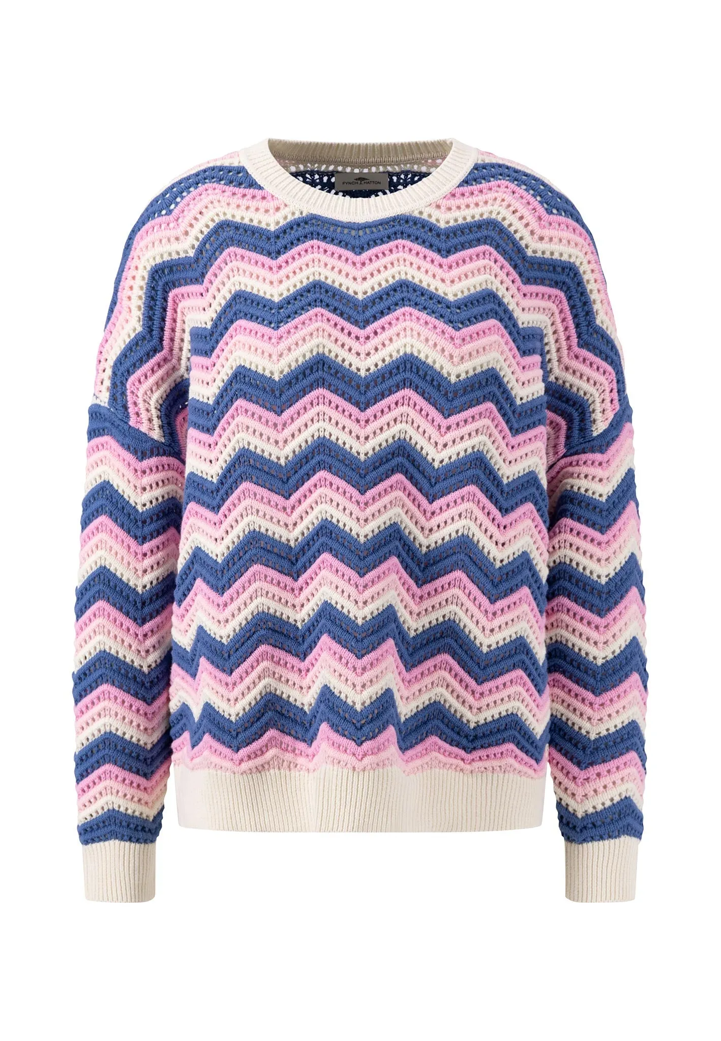 Pullover mit Zick-Zack-Muster