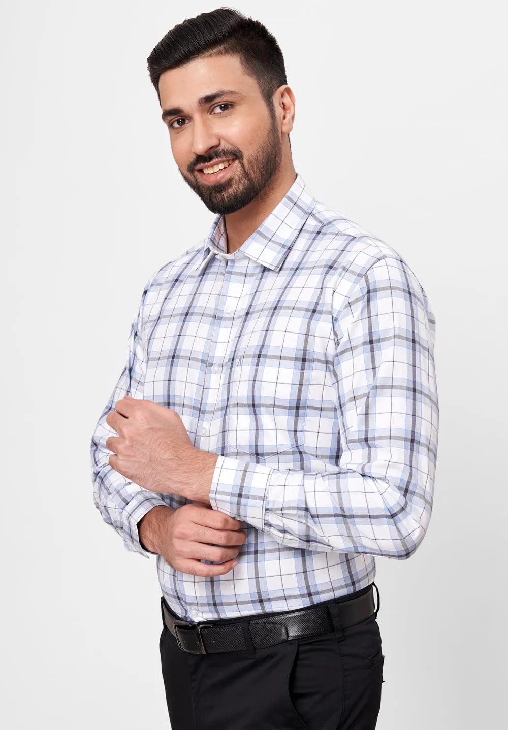 Pure Cotton Formal-Regular Fit Shirt - 42661