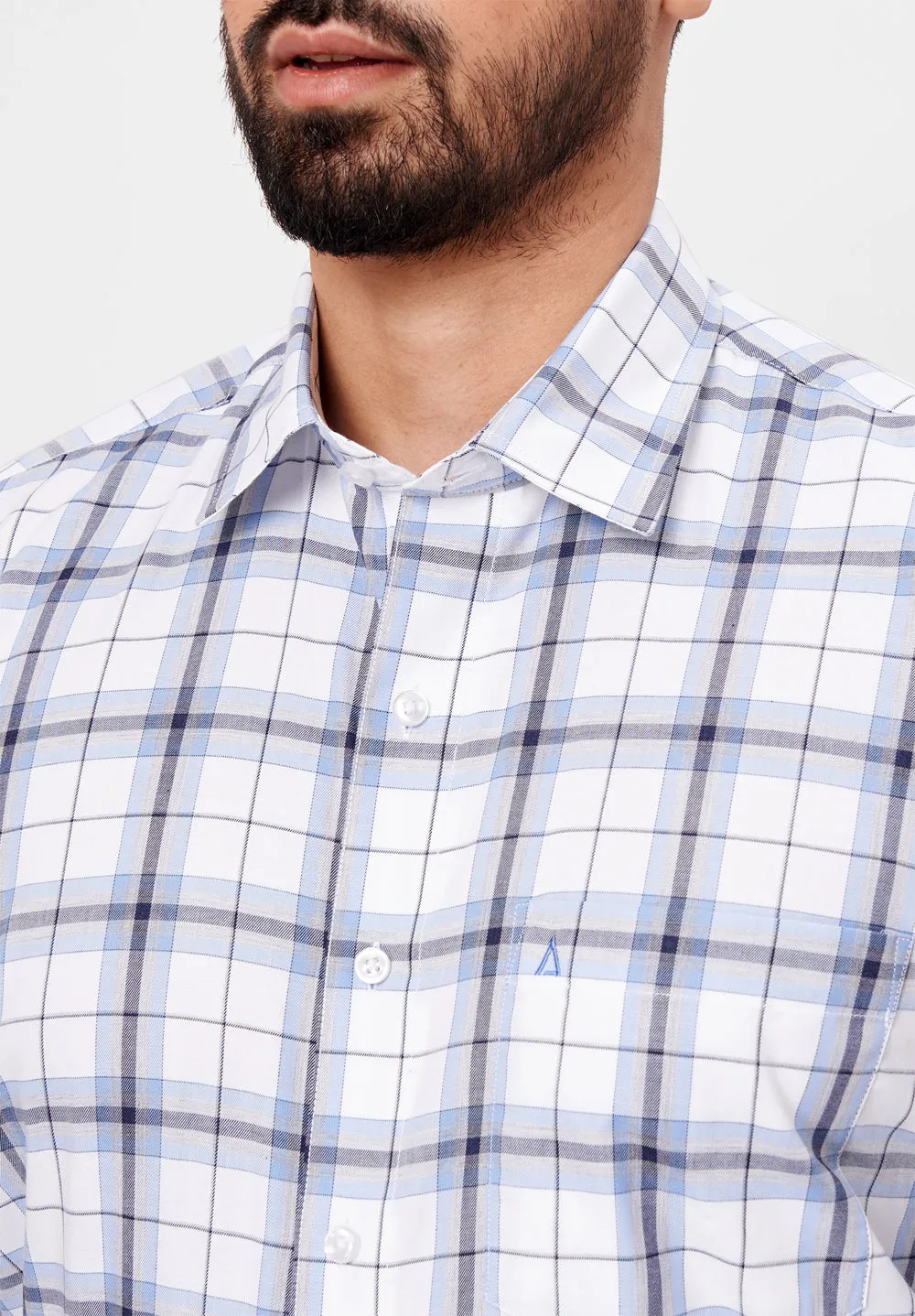 Pure Cotton Formal-Regular Fit Shirt - 42661