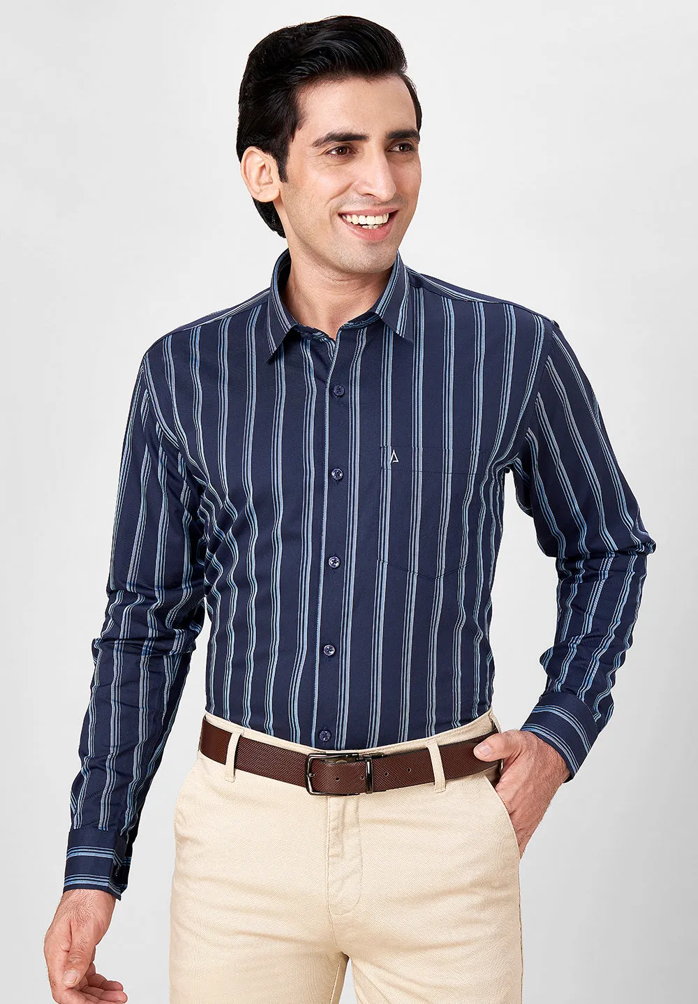 Pure Cotton Formal-Slim Fit Shirt - S42655