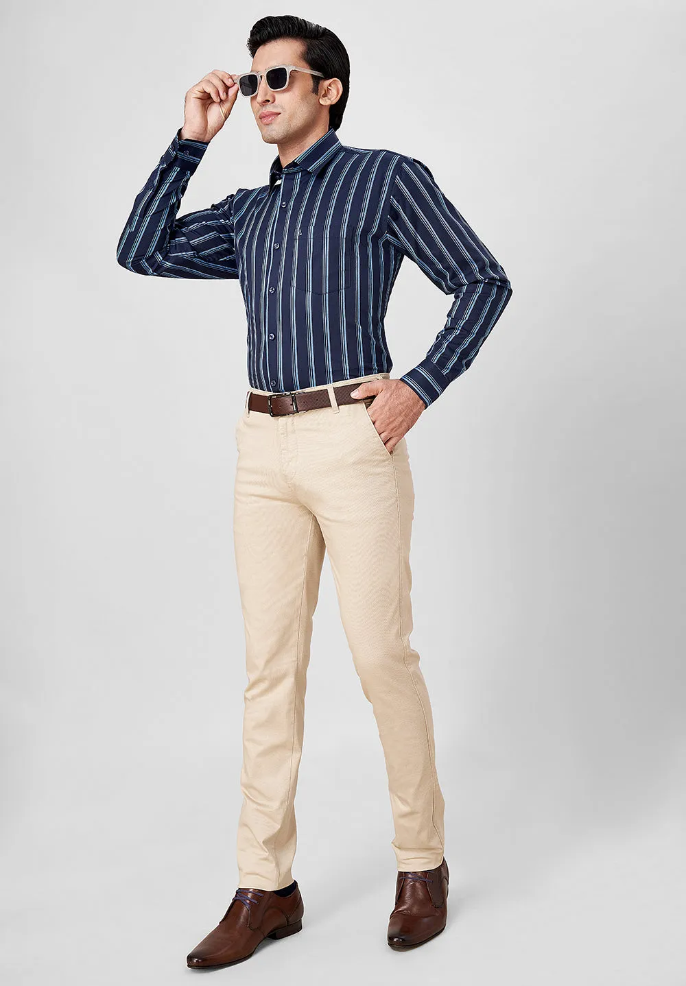 Pure Cotton Formal-Slim Fit Shirt - S42655