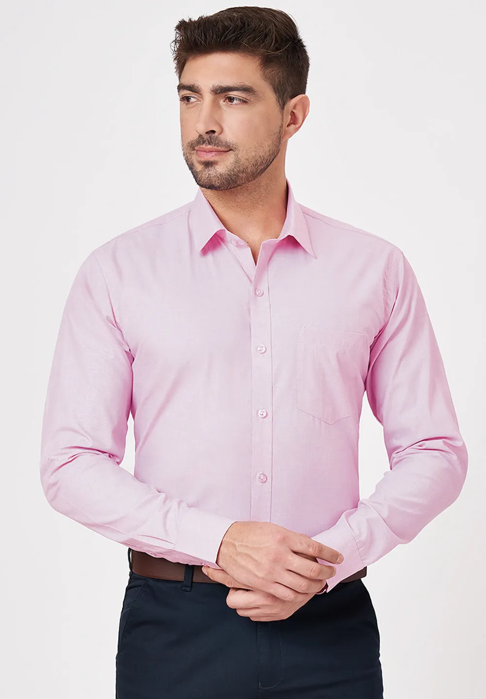 Pure Cotton Formal-slim Fit Shirt - S43453