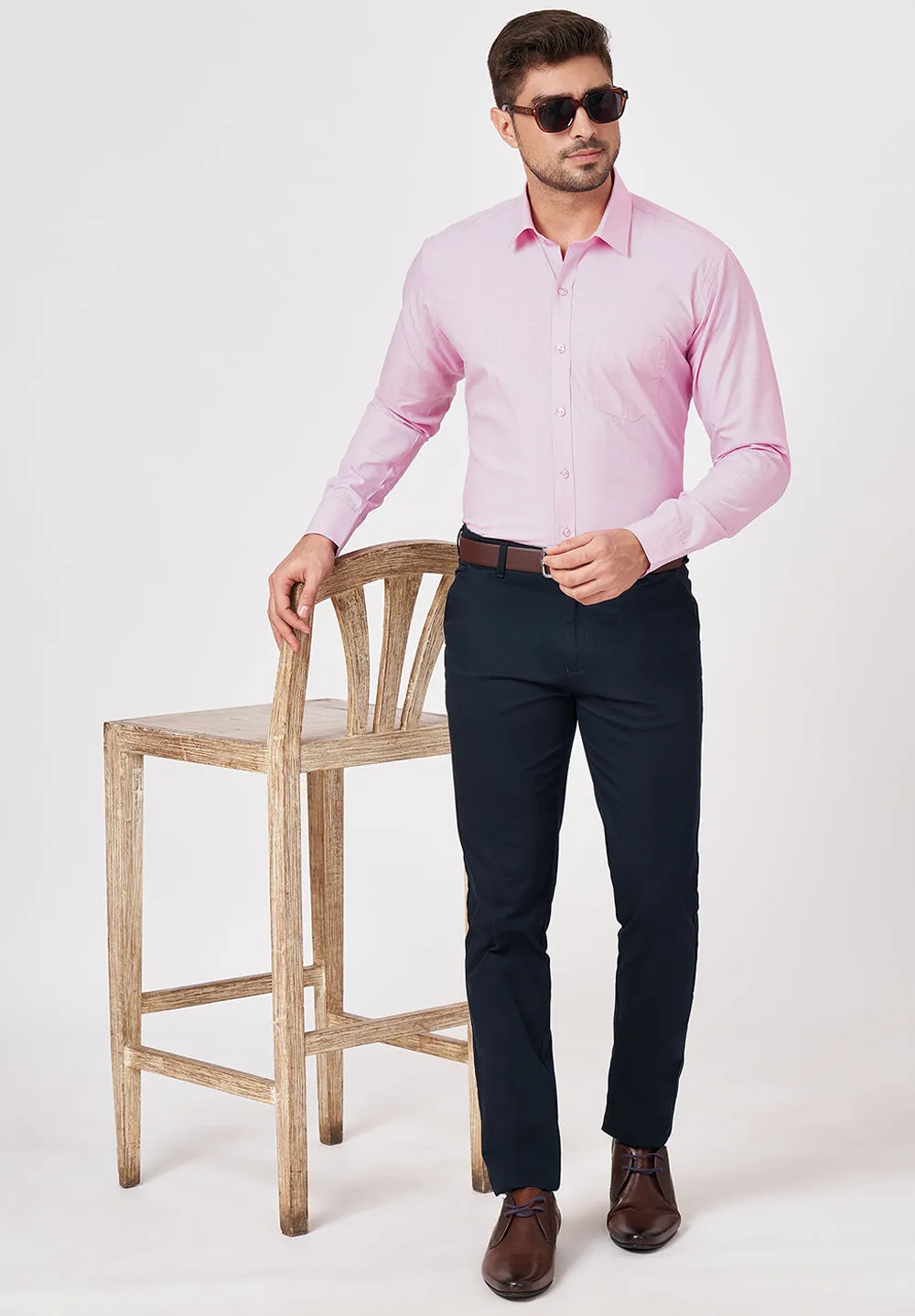 Pure Cotton Formal-slim Fit Shirt - S43453