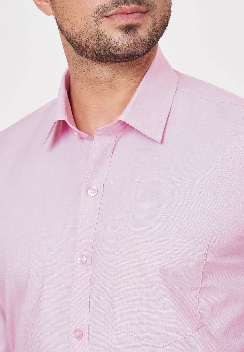 Pure Cotton Formal-slim Fit Shirt - S43453