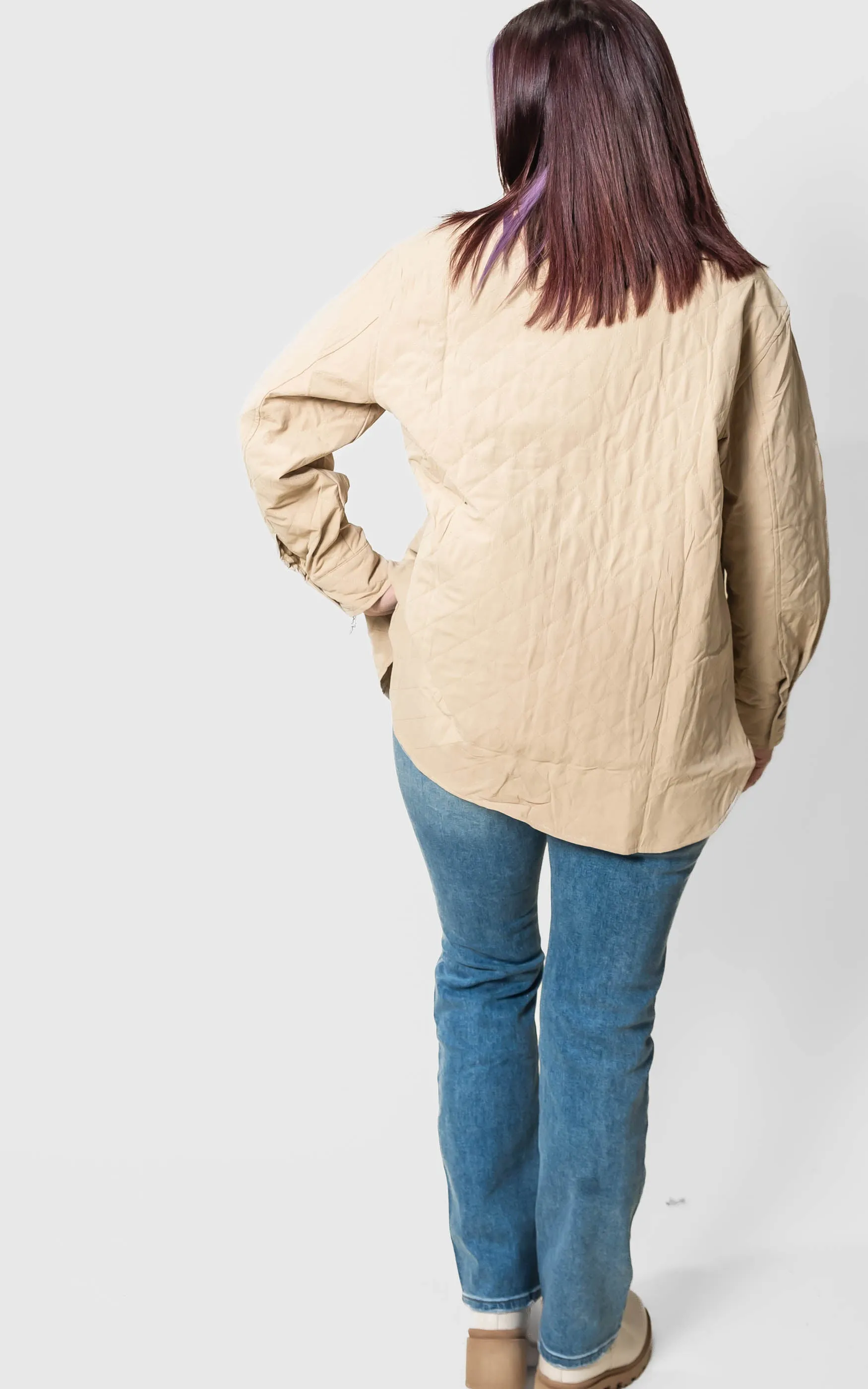 Quilted Oversized Shacket - Final Sale
