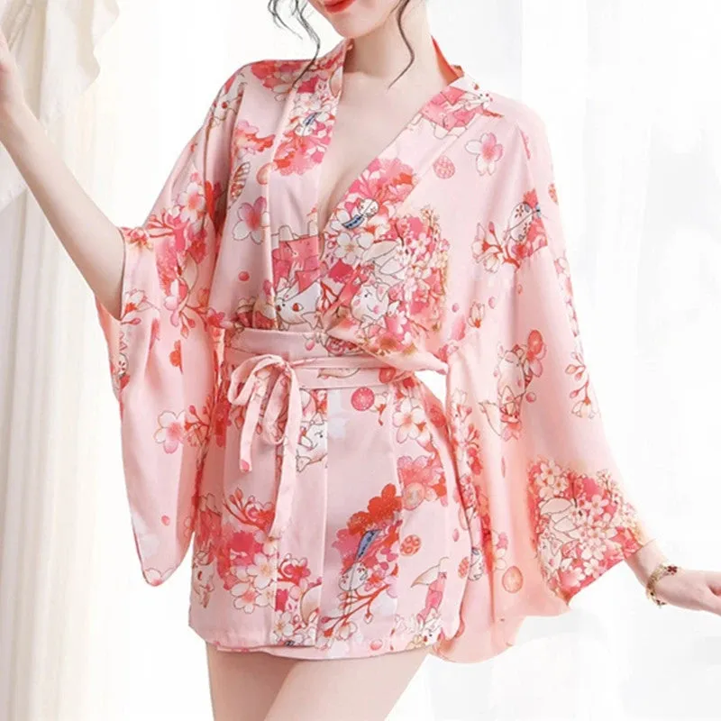 "JFASHION PRINTED BATHROBE" DRESS Y042118