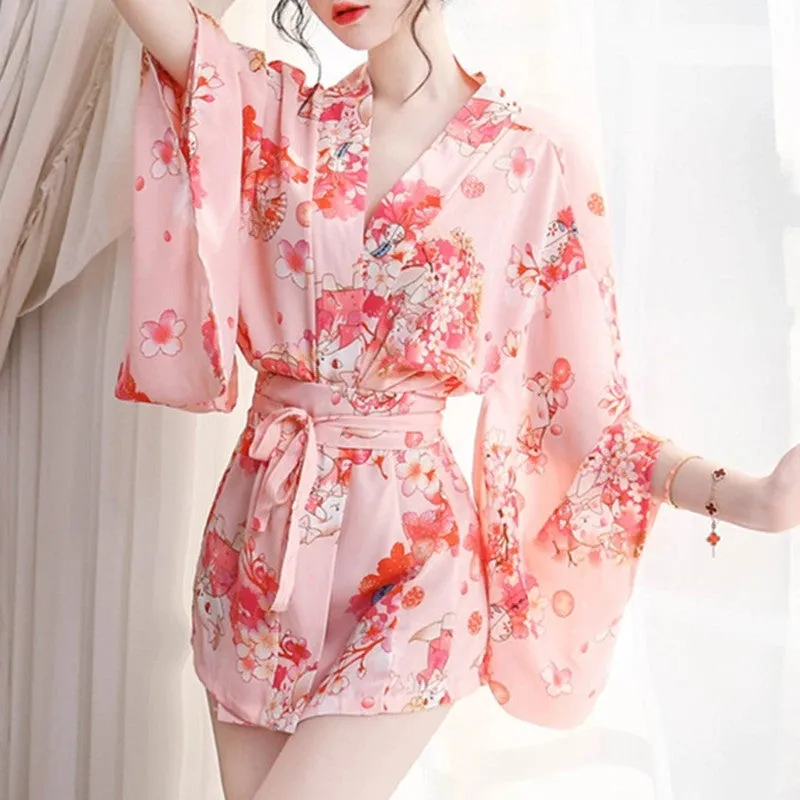 "JFASHION PRINTED BATHROBE" DRESS Y042118