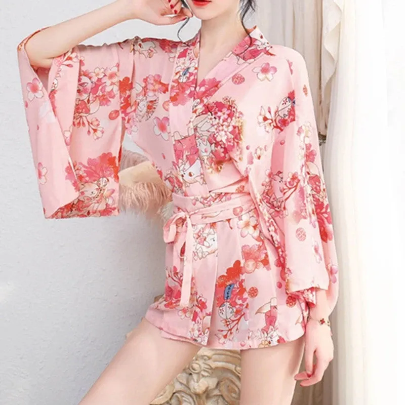 "JFASHION PRINTED BATHROBE" DRESS Y042118