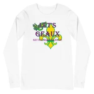 "Let's Geaux" Mardi Gras Unisex Long Sleeve Shirt